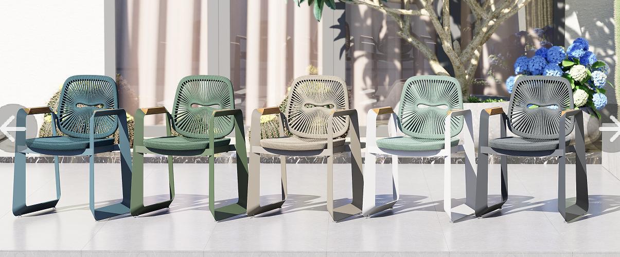 Movex dining chair (rope-woven)