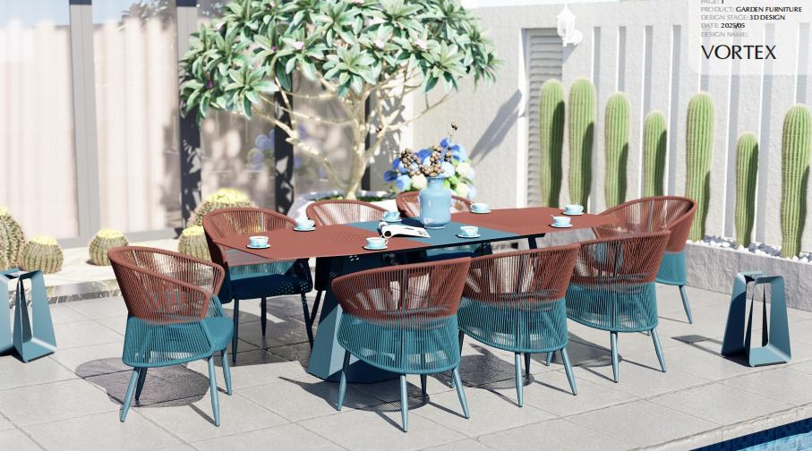 Vortex extension dining table