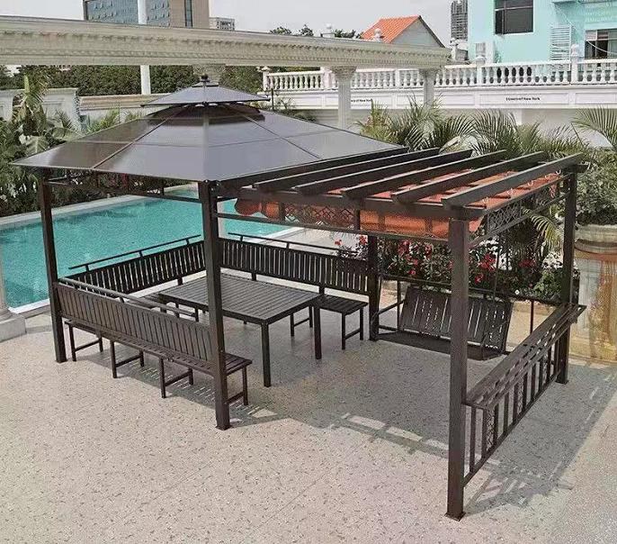 Gazebo with pergola