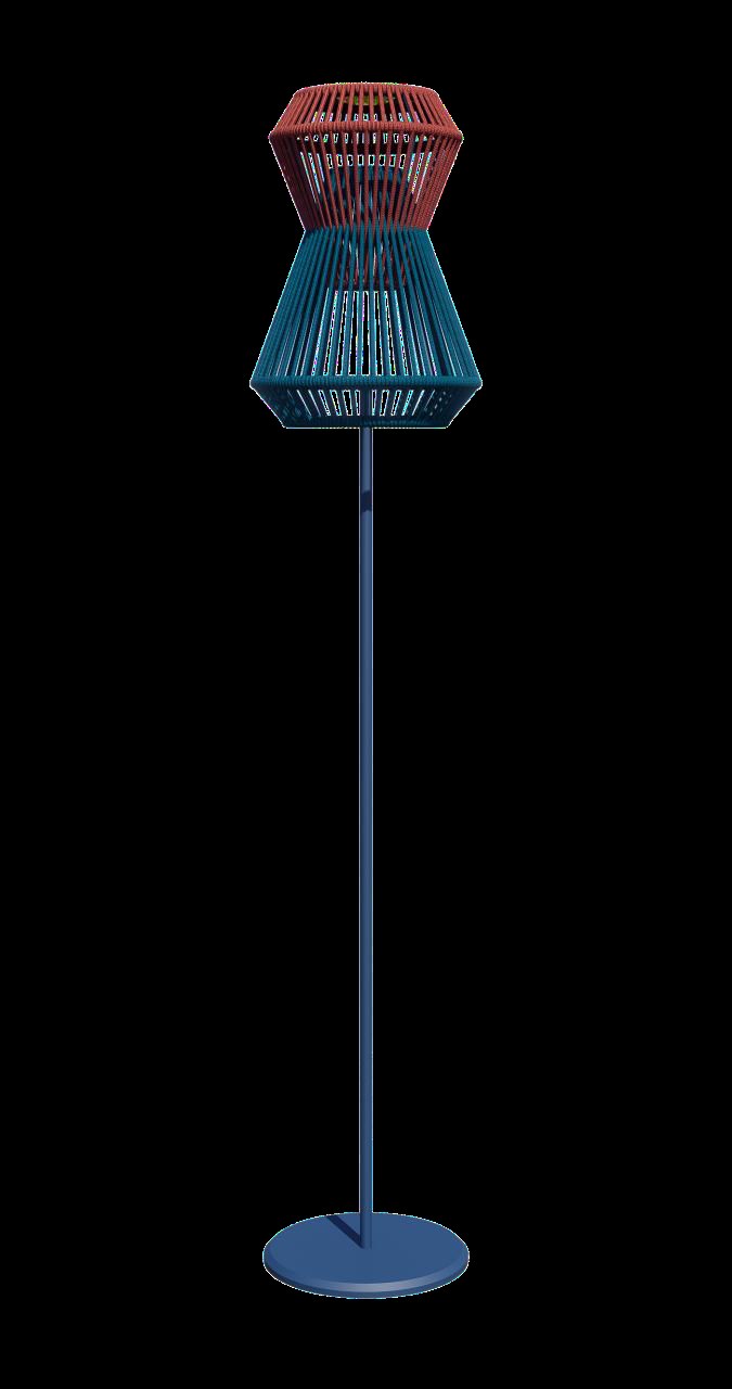 Vortex standing lamp
