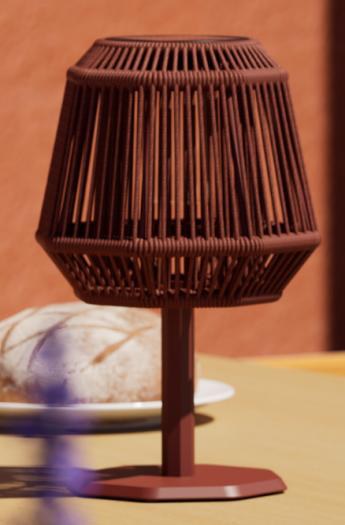 Diamond standing lamp